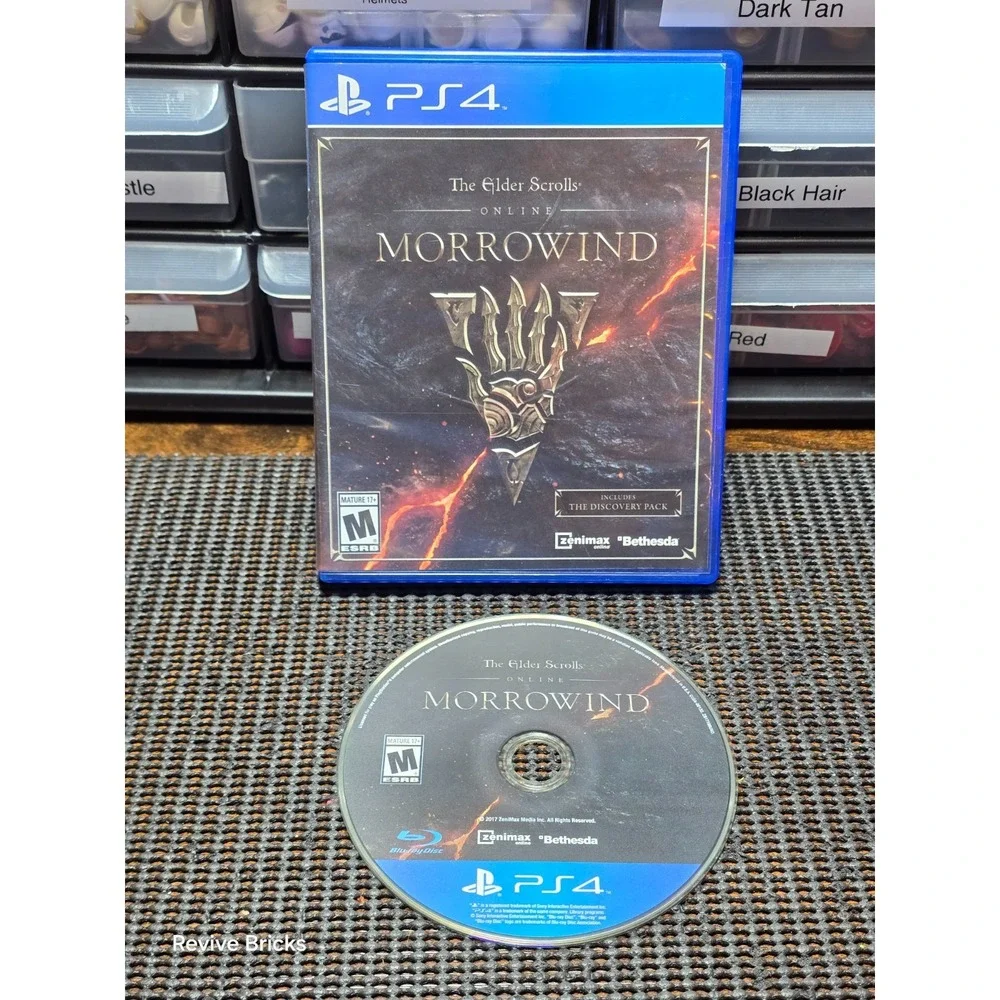 The Elder Scrolls Online Morrowind (Sony PlayStation 4, PS4) Game &‎ Case Tested